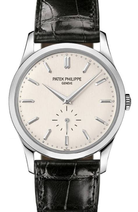 patek philippe white gold calatrava|patek philippe calatrava small seconds.